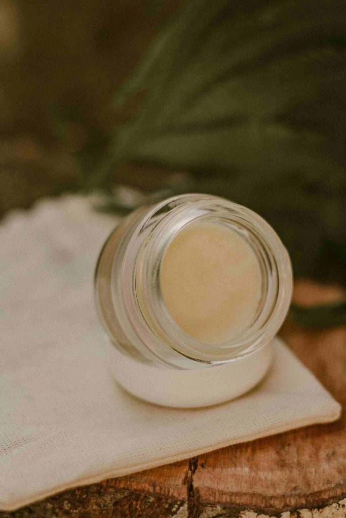 Retinol cream jar