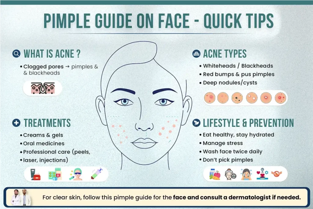 Person following a gentle skincare routine to help prevent pimples